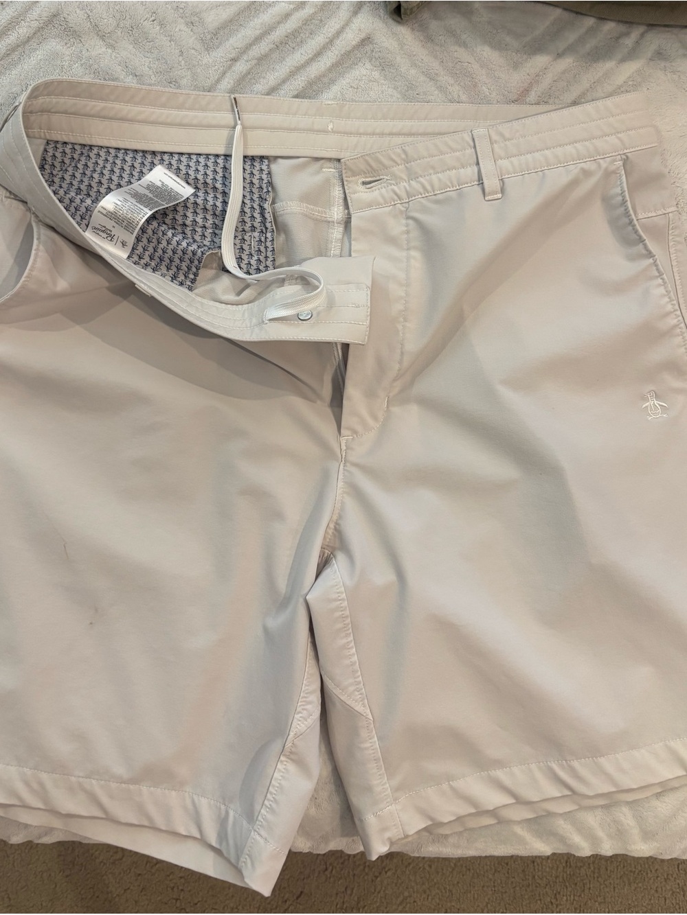 Original Penguin Men's White Shorts